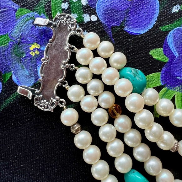 Foree Hunsicker Sterling Silver Multi Strand Bracelet - Picture 5 of 13